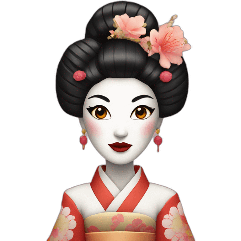 Geisha drag queen emoji