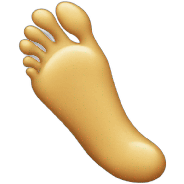 sticky foot emoji