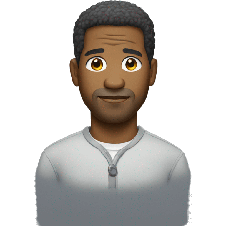 denzel washington wearing shirt emoji