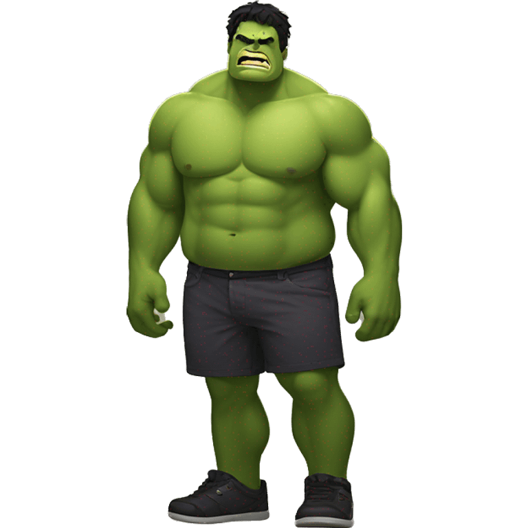 Fat hulk emoji