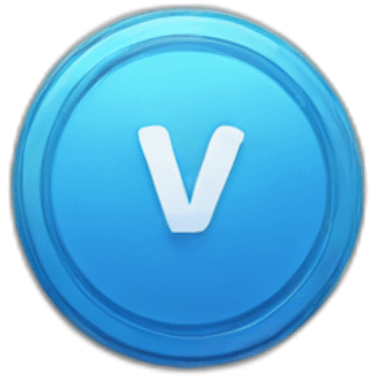 Blue verify badge emoji