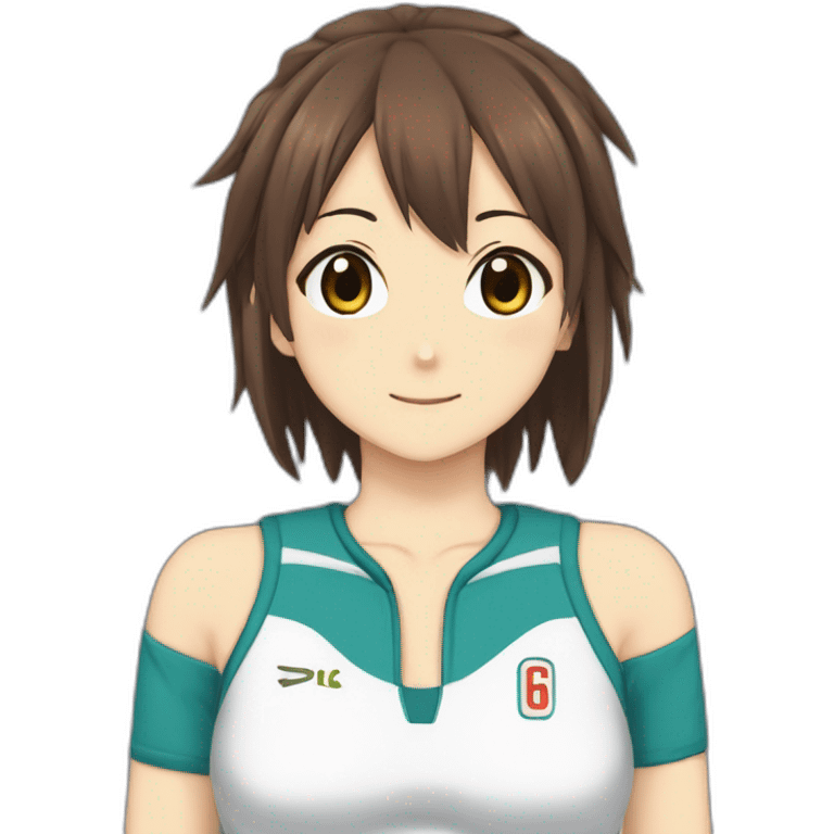 Haruhi Suzumiya In sportswear emoji