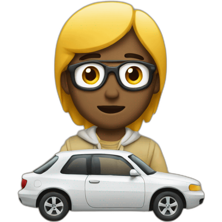 pahad with drive a car  emoji