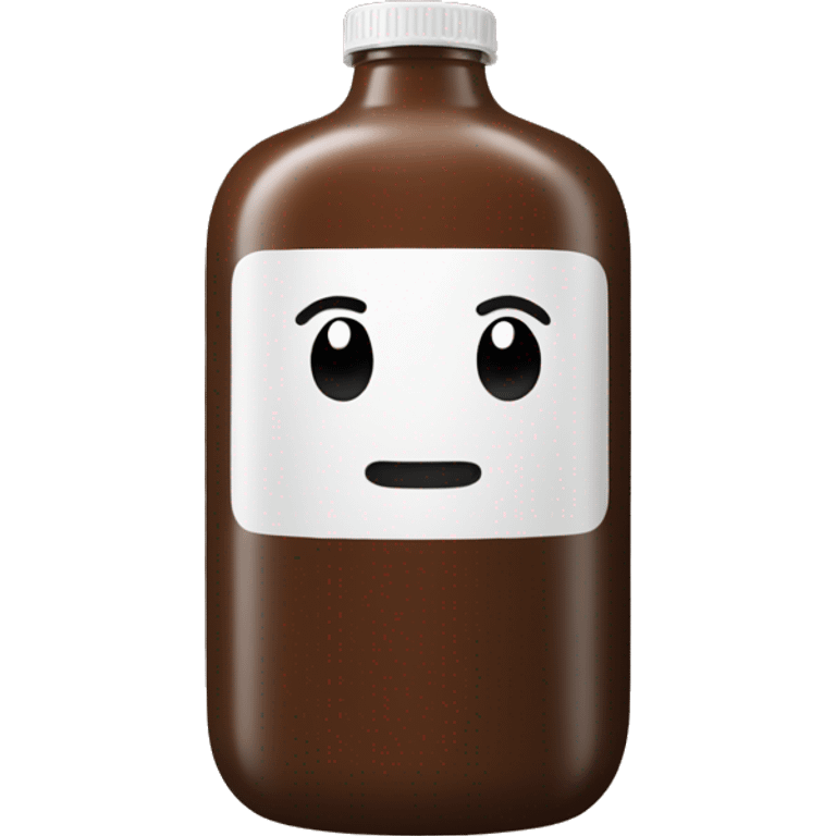 huge brown gel bottle emoji