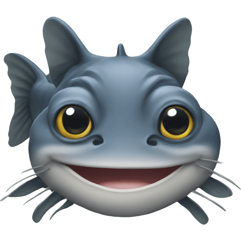 Realistic catfish emoji