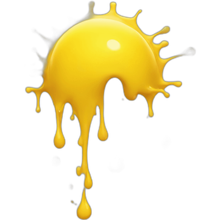 yellow splash emoji