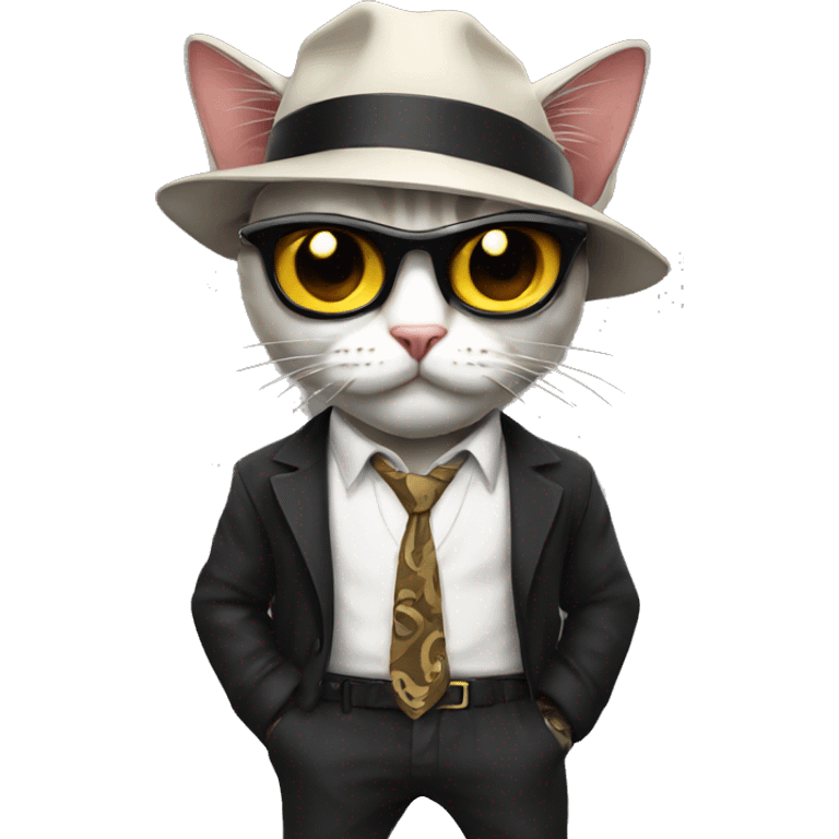 Gangster cats  emoji