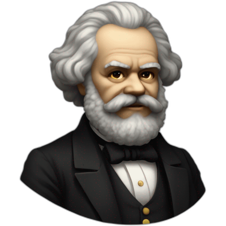 Karl Marx as a Raver emoji