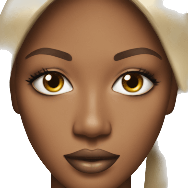 Naomi Campbell pretty face emoji