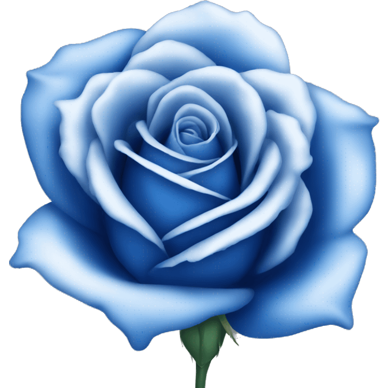 Royal blue rose emoji