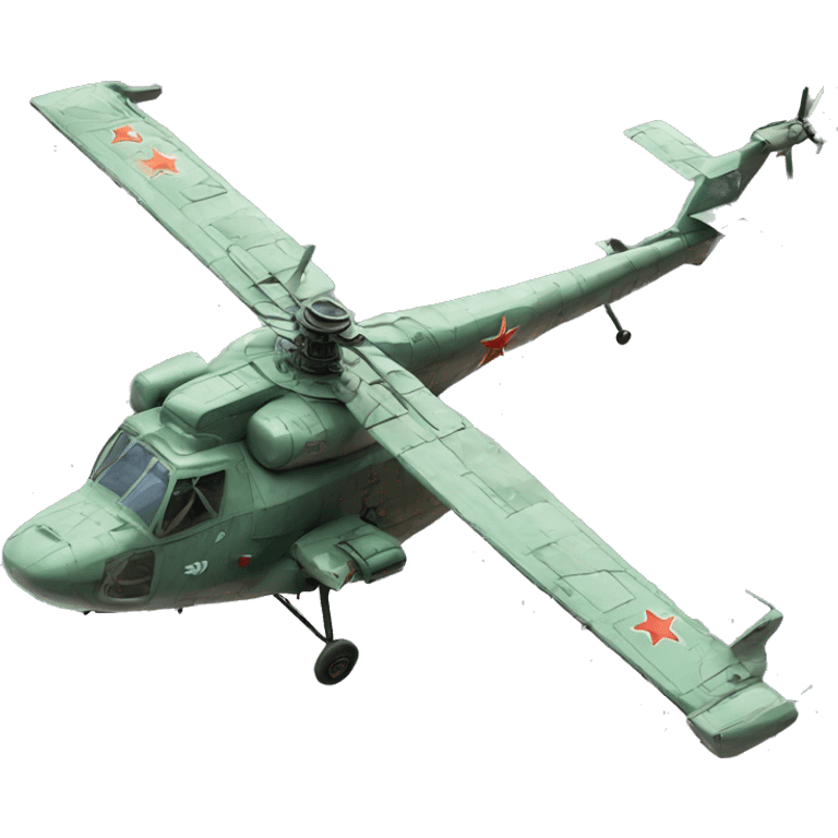 soviet era fighter helicopter emoji