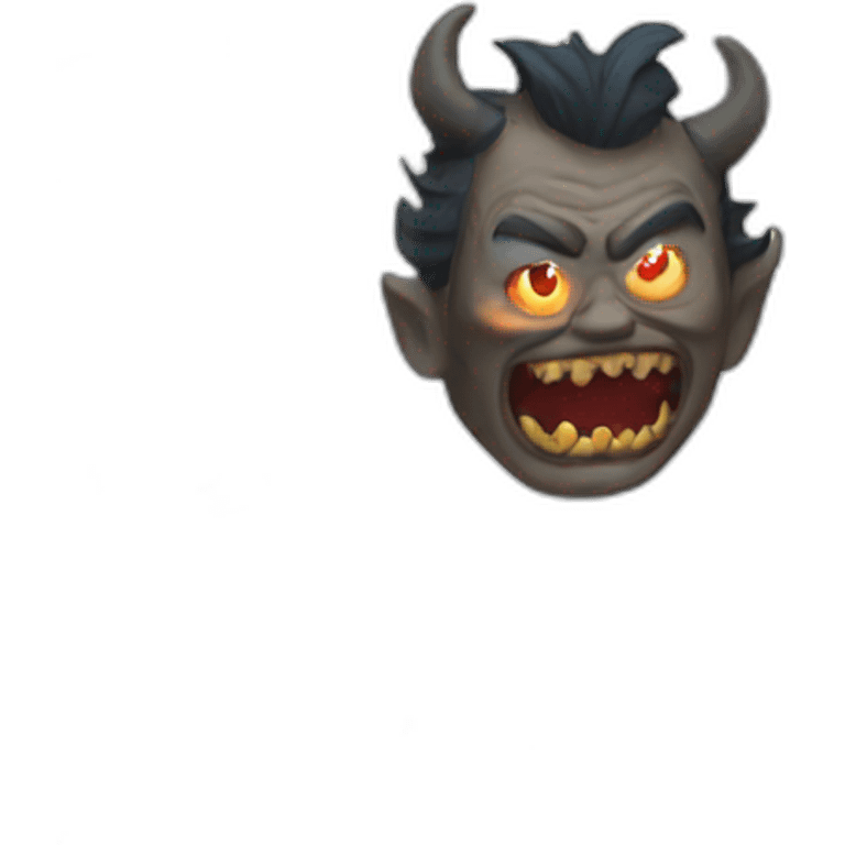 Un demon terrifiant emoji