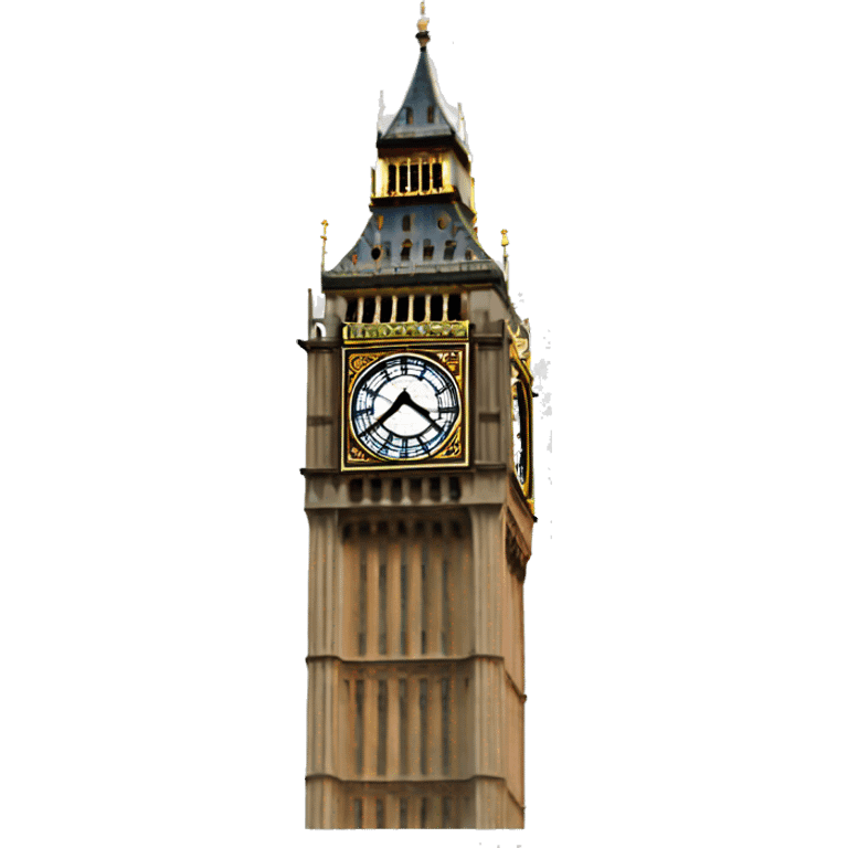 Just the big ben  emoji