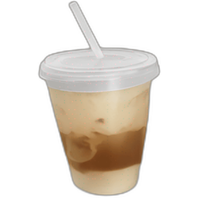 dome lid iced coffee black emoji