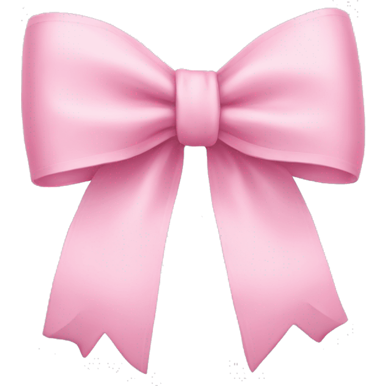 Pink pastel bow emoji