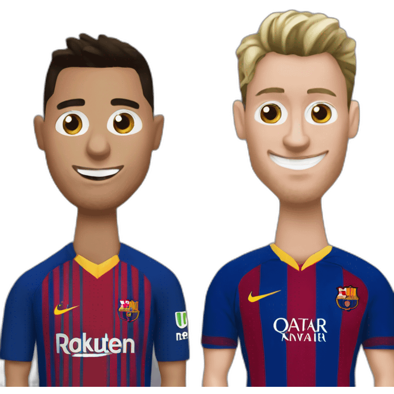 Ronaldo tacle messi emoji