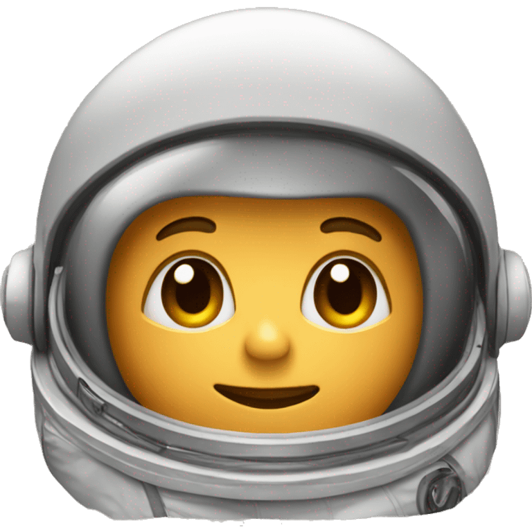 a astronaut on a peanut butter p emoji