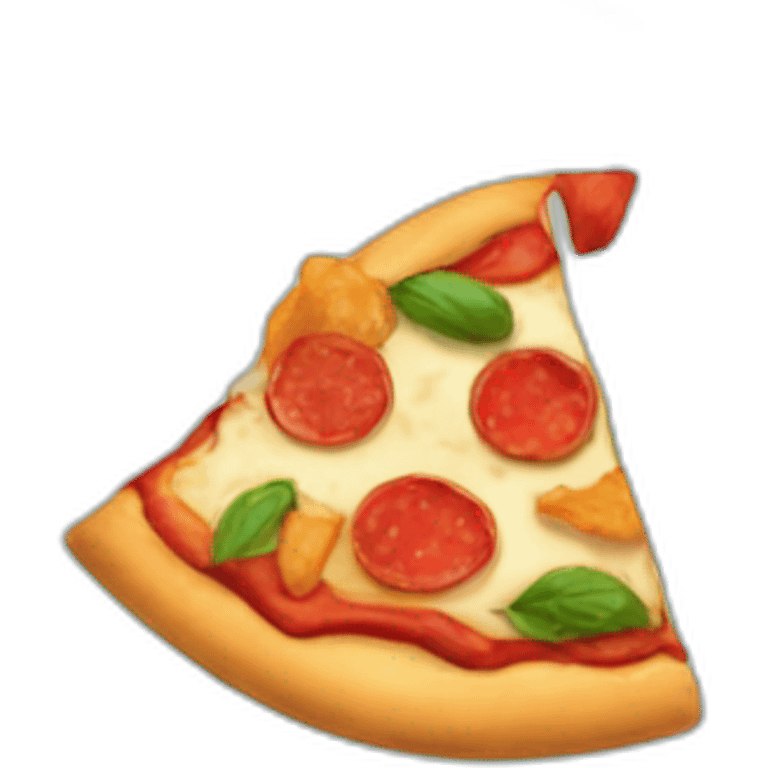 personne qui mange une pizza emoji