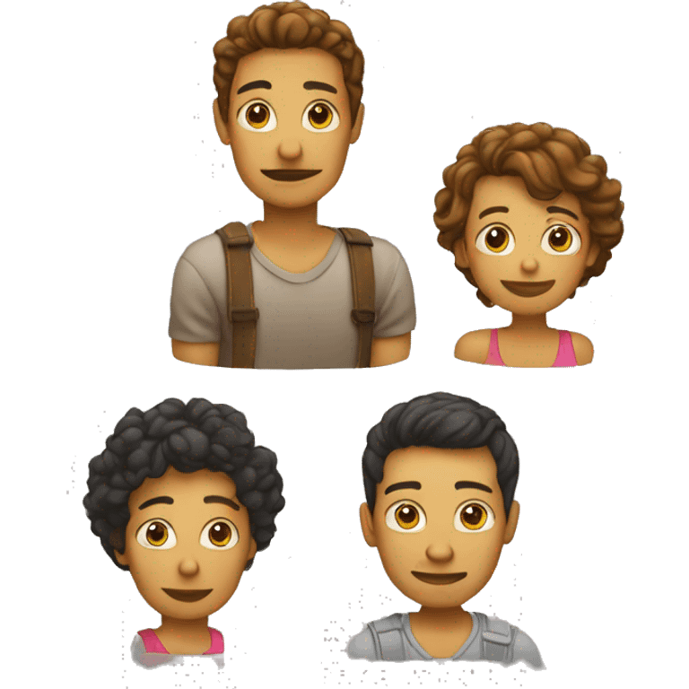 PNG style emoticons I need a woman, a man, a car and a child  emoji