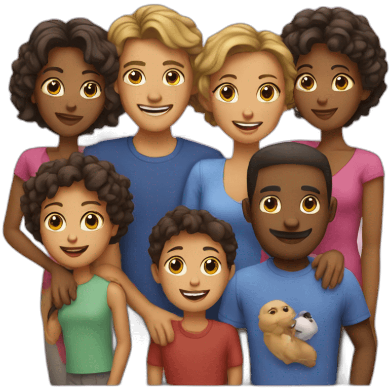 Que la famille emoji