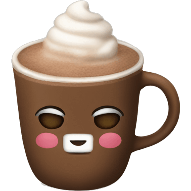 Cozy hot cocoa  emoji