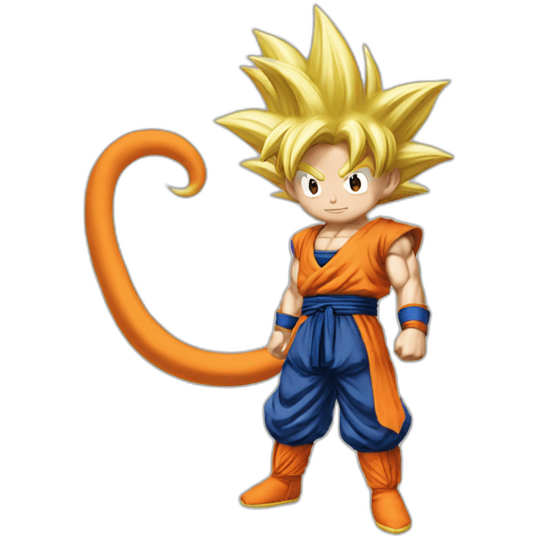 goku with tail emoji