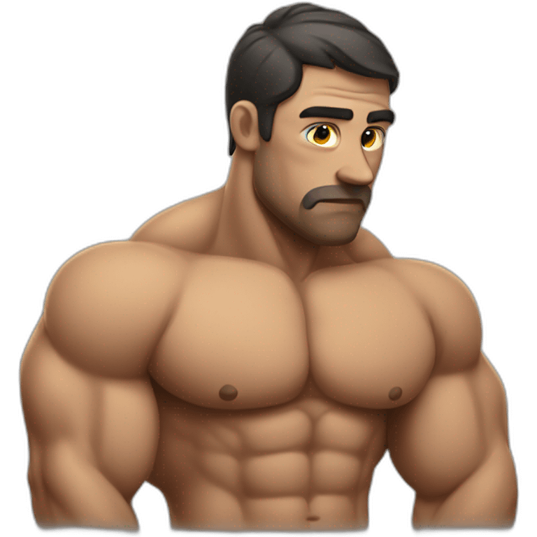 Resigned body builder emoji