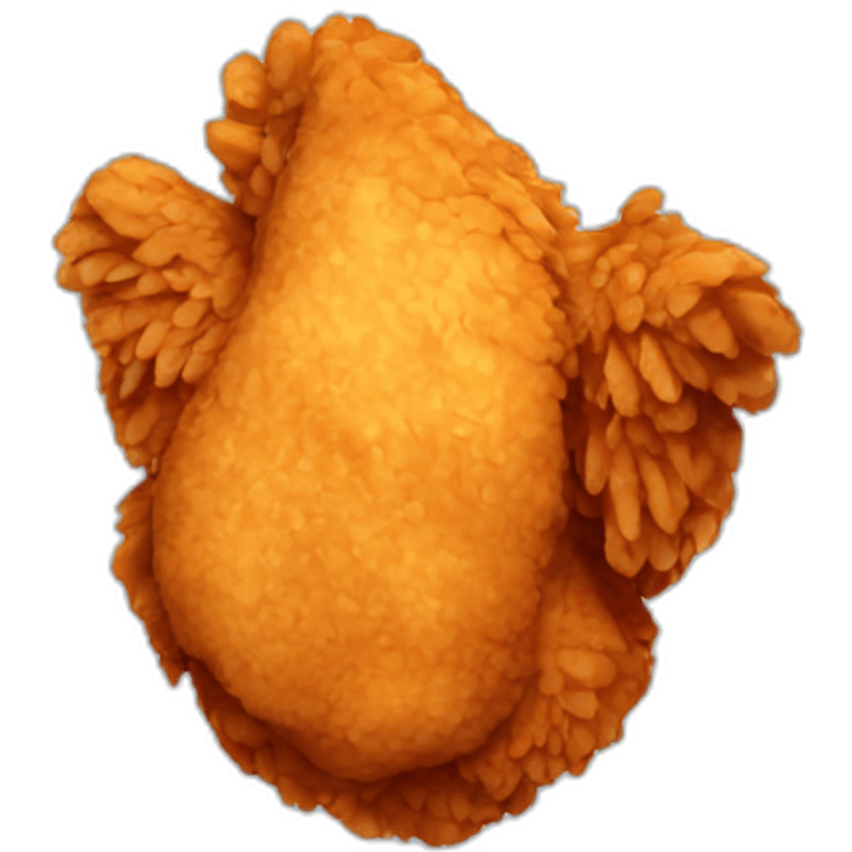 Fried chicken emoji