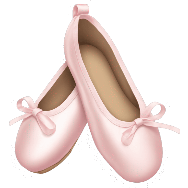 Pale pink ballet shoes emoji