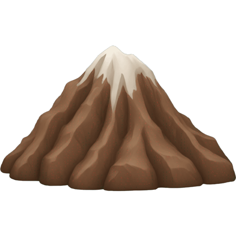 brown mountain emoji