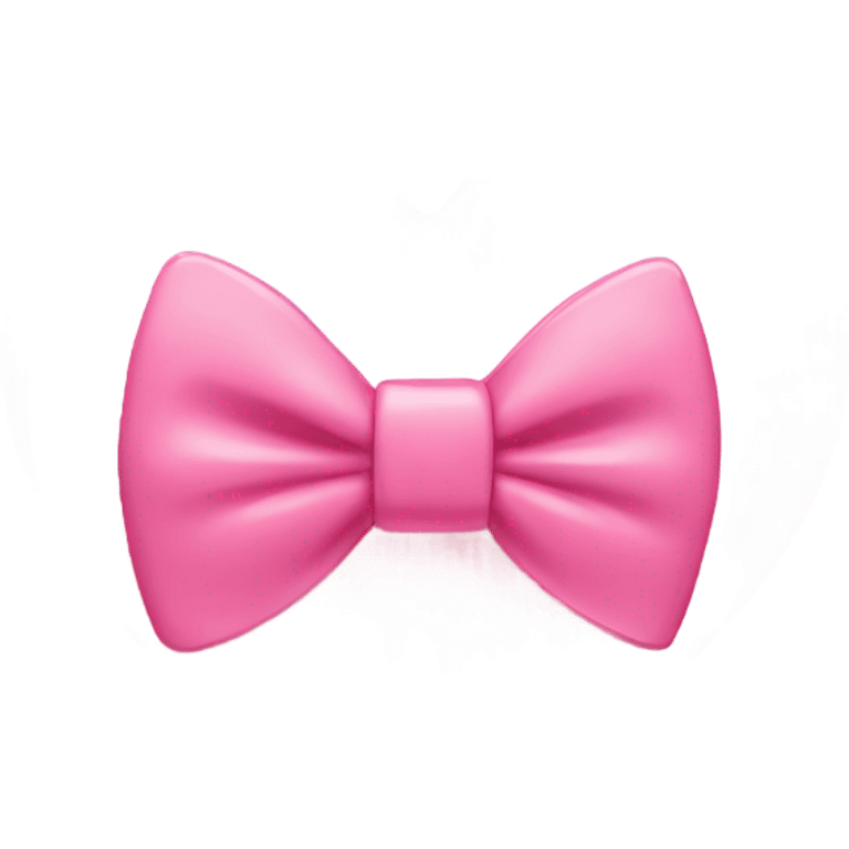 Pink heart with a little bow tie on it  emoji