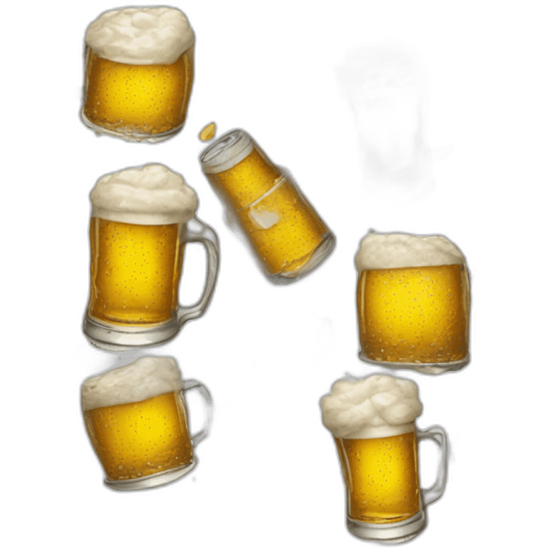 Hommer simpson White a beer  emoji