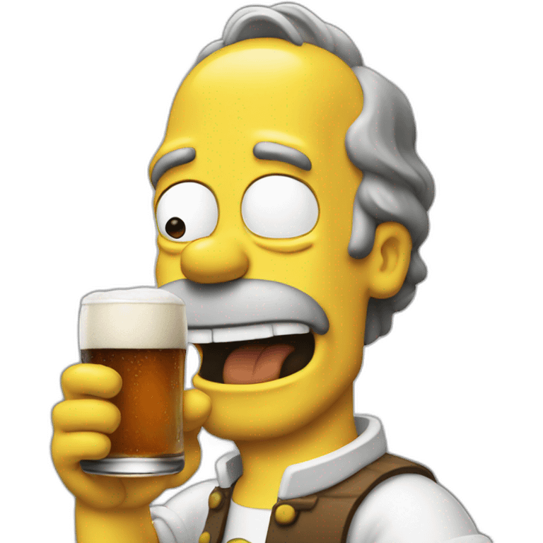 Homer beer emoji