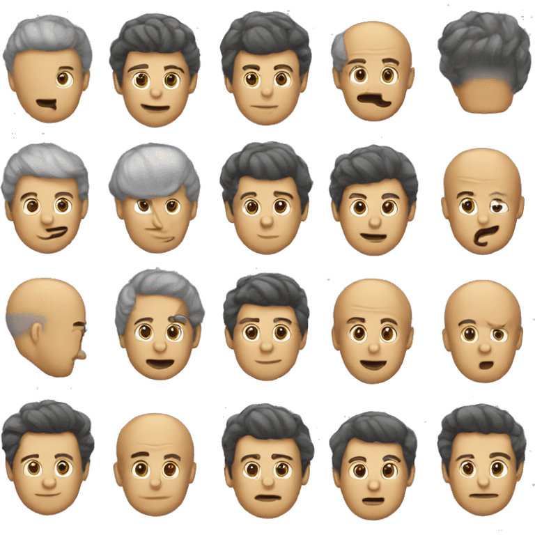 Toupee emoji