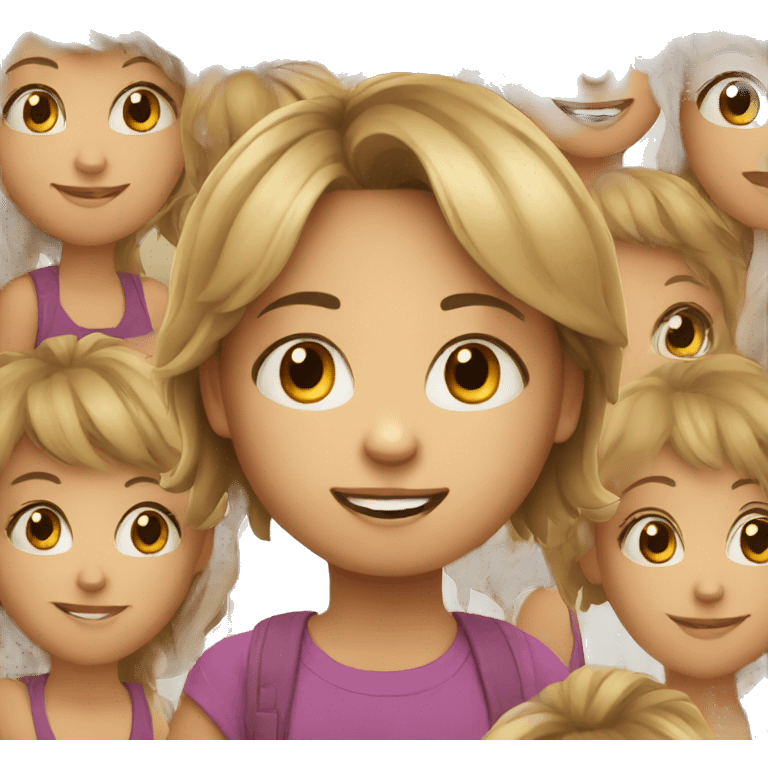 cartoon children emoji