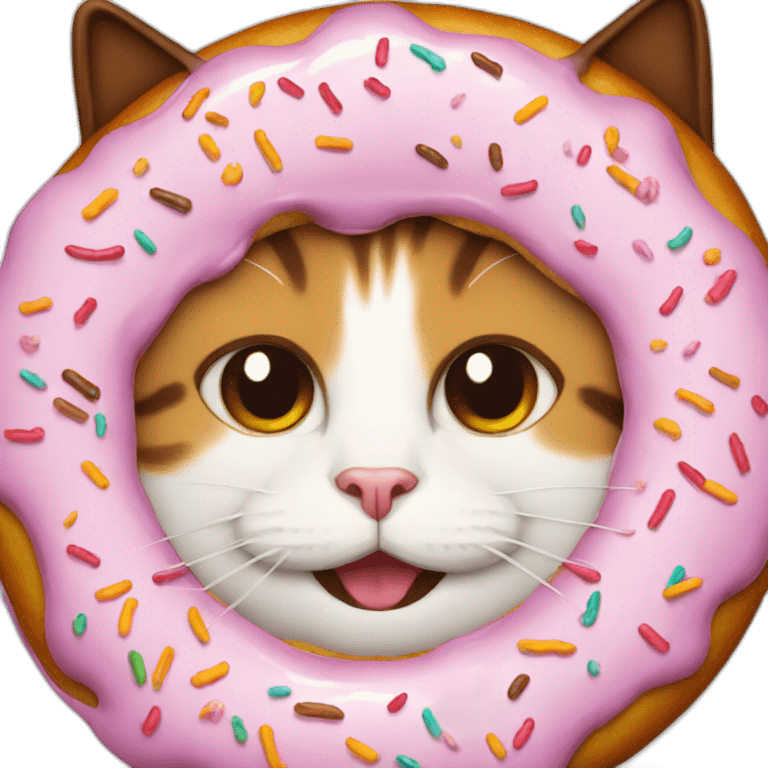 Donut cat emoji