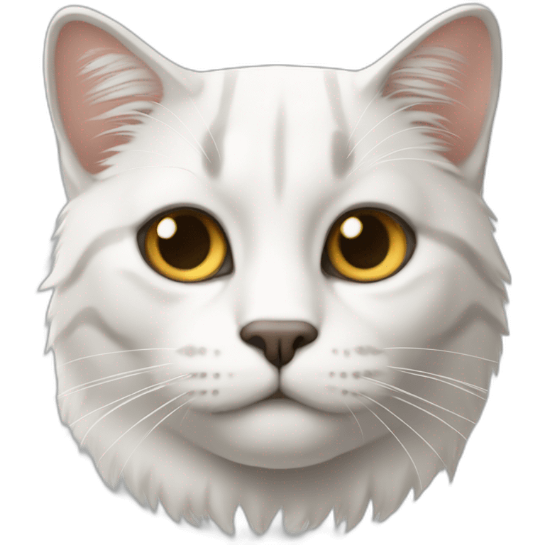 gato blanco vago emoji