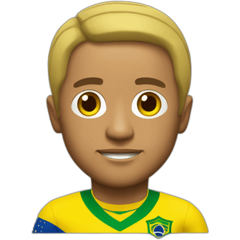 Roberto Carlos wearing yellow Brazil jersey emoji