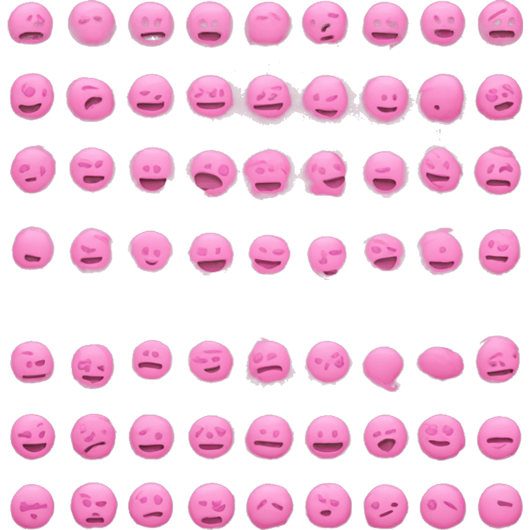 Pink emoji pack emoji