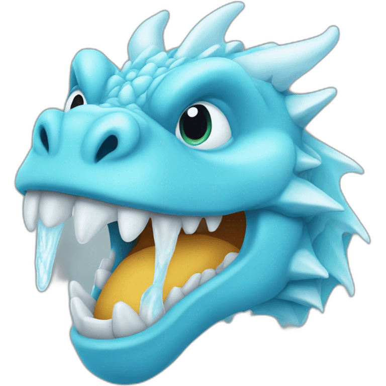 Dragon de glace emoji