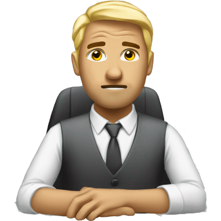 boring office job emoji