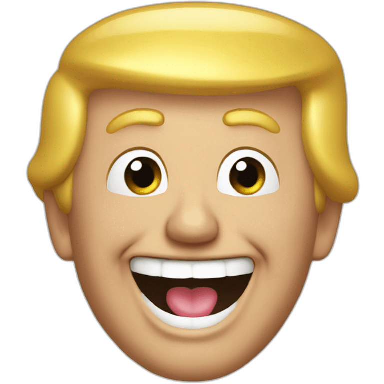 trump laughing  emoji