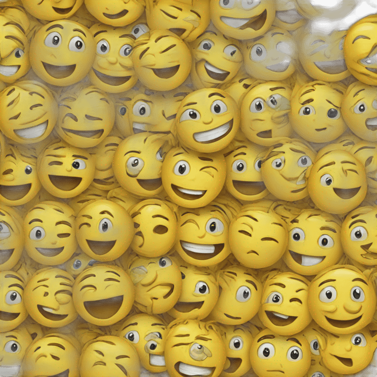 the happiest yellow emoji ever emoji