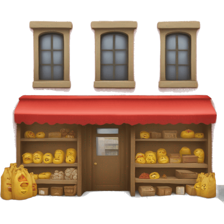 red merchant store emoji