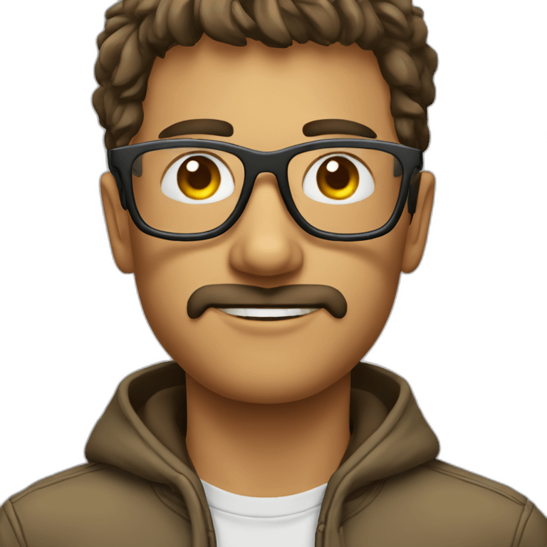 homen com oculos emoji