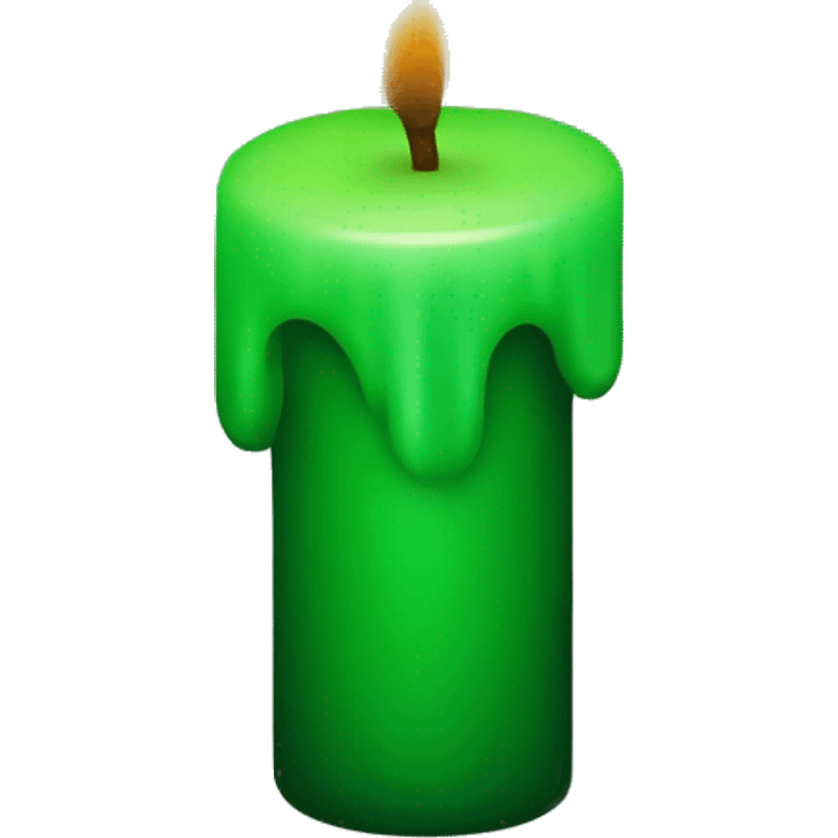 Green candle emoji