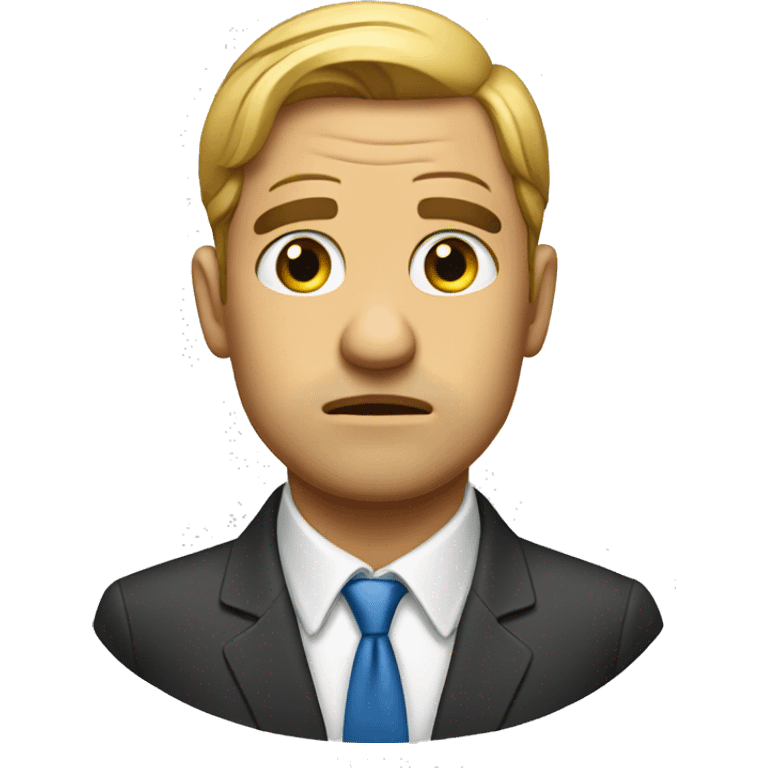 sad realtor emoji