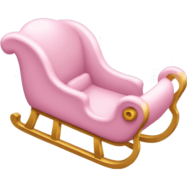 light pink sleigh emoji