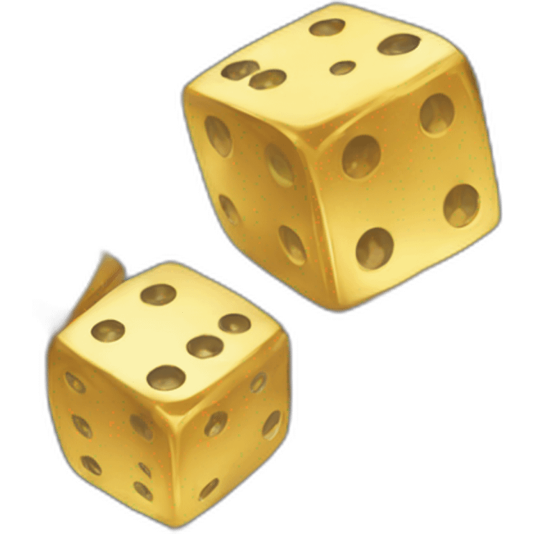 golden dice emoji