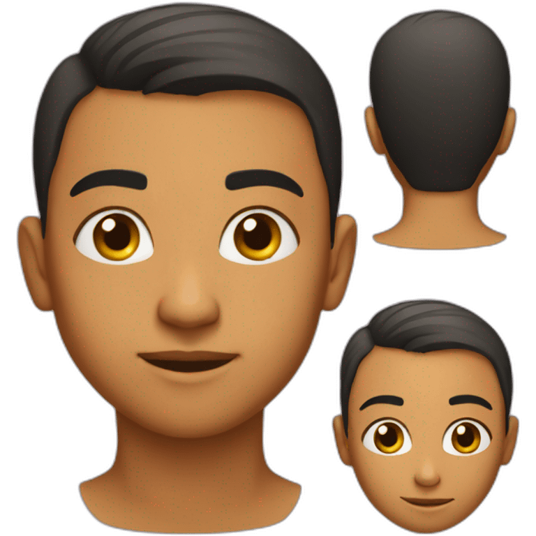 indian teenager just got a buzzcut  emoji